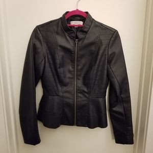 New York & Company Faux Leather Jacket
